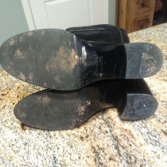 Franco Sarto Medium Leather Tall Zipper Boot Womens sz 7 M style 23487001 - Picture 10 of 12